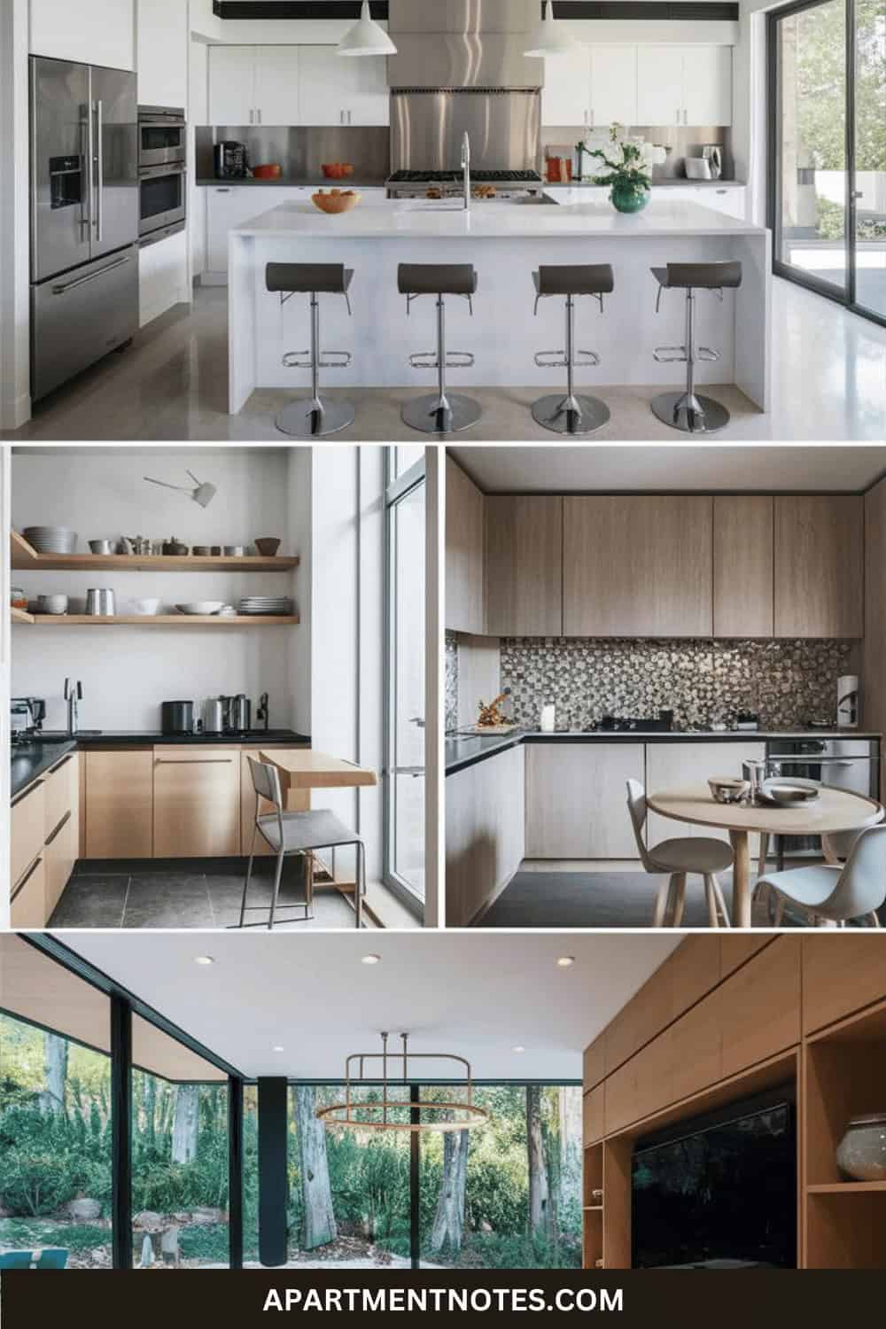 17 Modern Kitchen Decor Ideas for Renters Apartment Notes