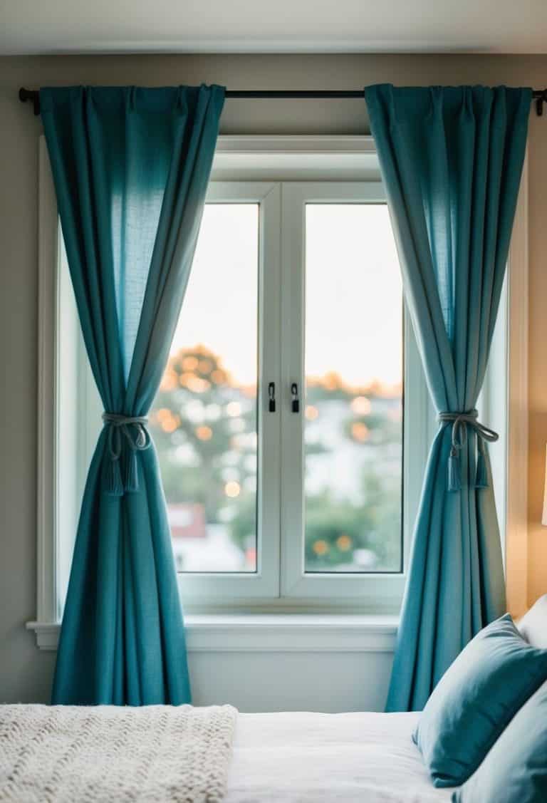 10 Curtains Ideas for Blue Bedroom Apartment Notes