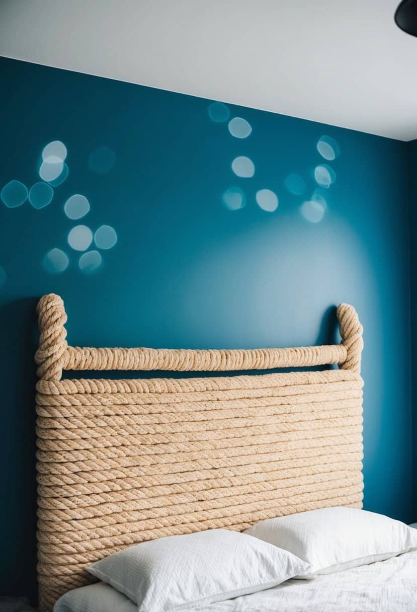 20 Cream Headboard Ideas for Bedroom with Blue Wall Color Combos