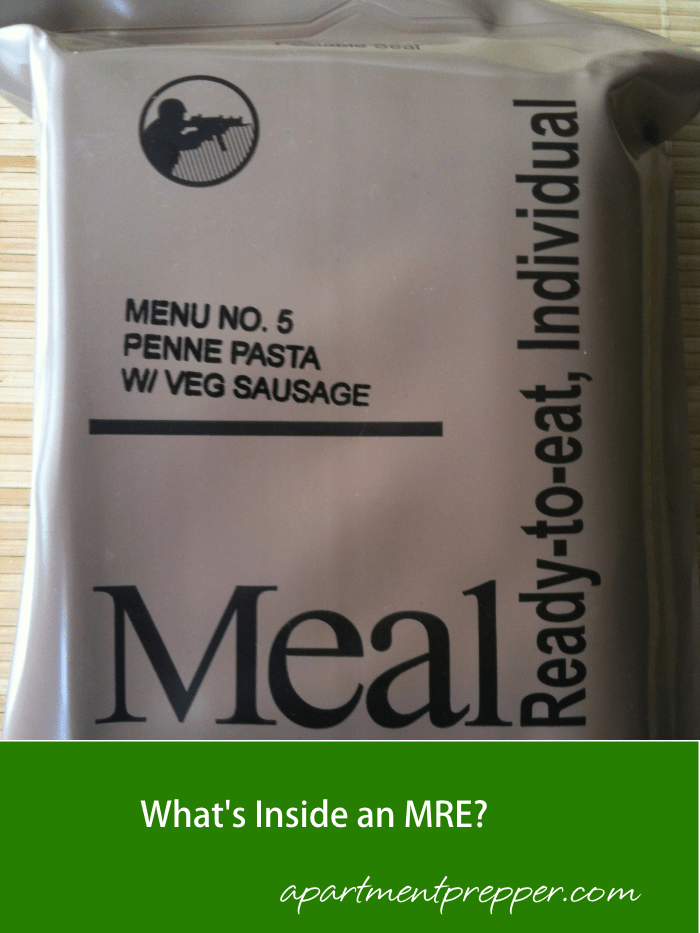 See What’s Inside an MRE (Meals Ready to Eat) Apartment Prepper