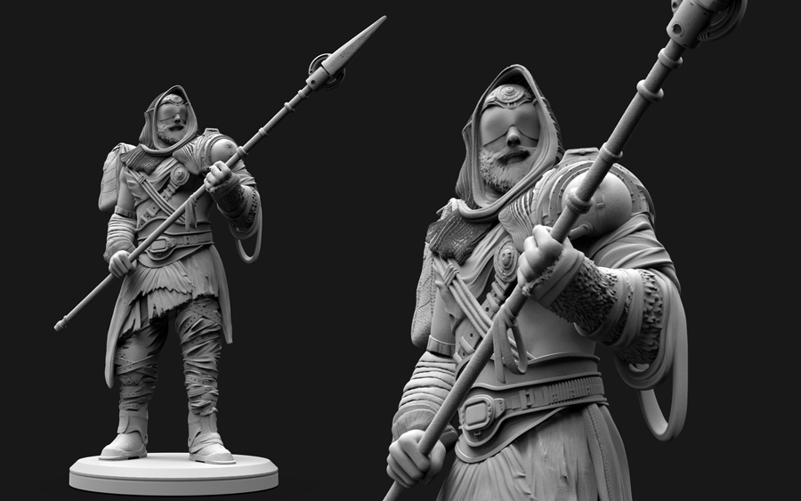 Art Update The Scout Miniature • AP Board Games