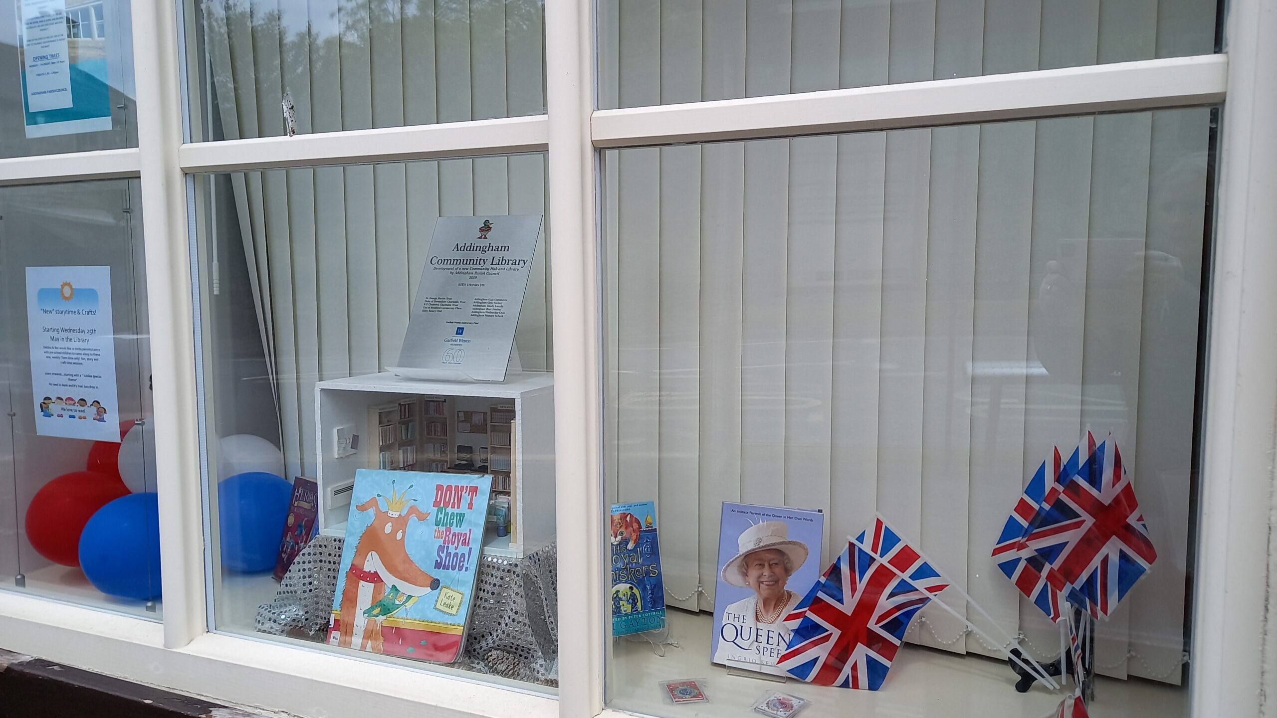 Library display Addingham Parish Council