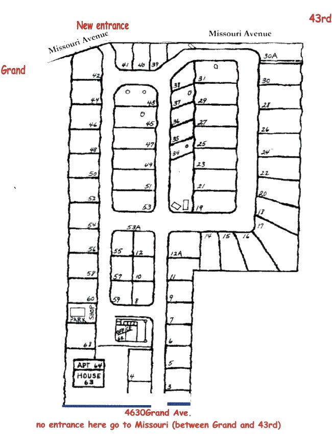 Trailer Park RV Park in Glendale Arizona Rose Terrace Trailer Park