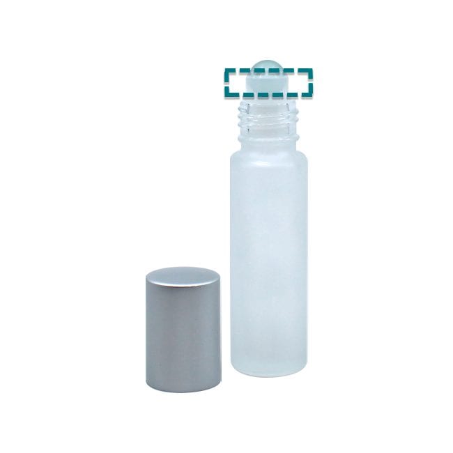 Custom MVRB010 Roller Ball Round Glass Bottle APC Packaging