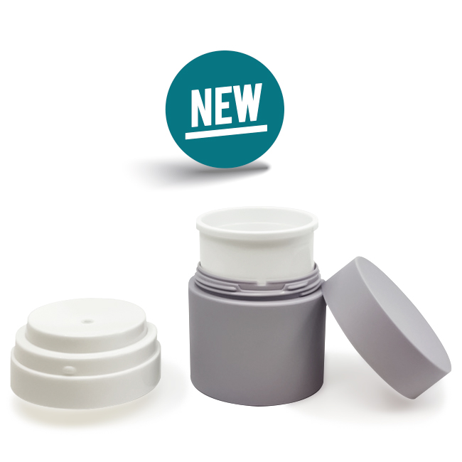 Custom ERAJ EcoReady Refillable Airless Jar APC Packaging