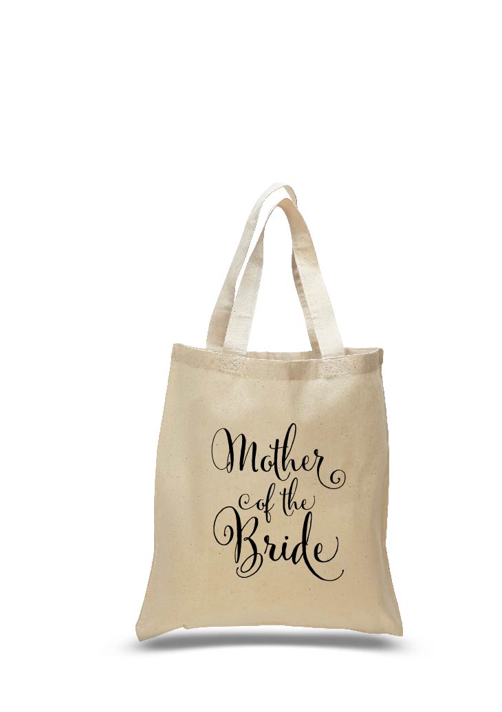 Mother of the Bride Canvas Tote Bag A&P Designs