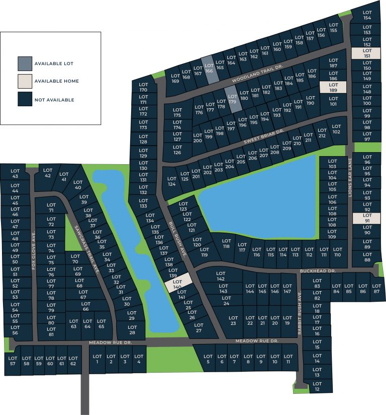 The Meadows at Oak Grove Lots and Homes Available Now AP Dodson