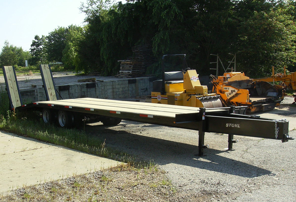 New Red Hot Welding 20 Ton Paver Trailer King Machinery