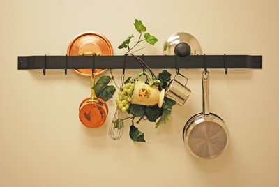 Slim wall Rack for pots and lids