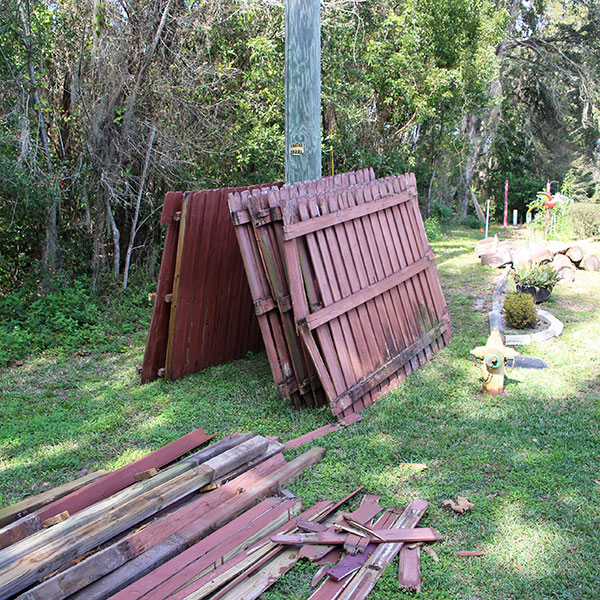 Wood Fence Repair In Brooksville FL - Spring Hill