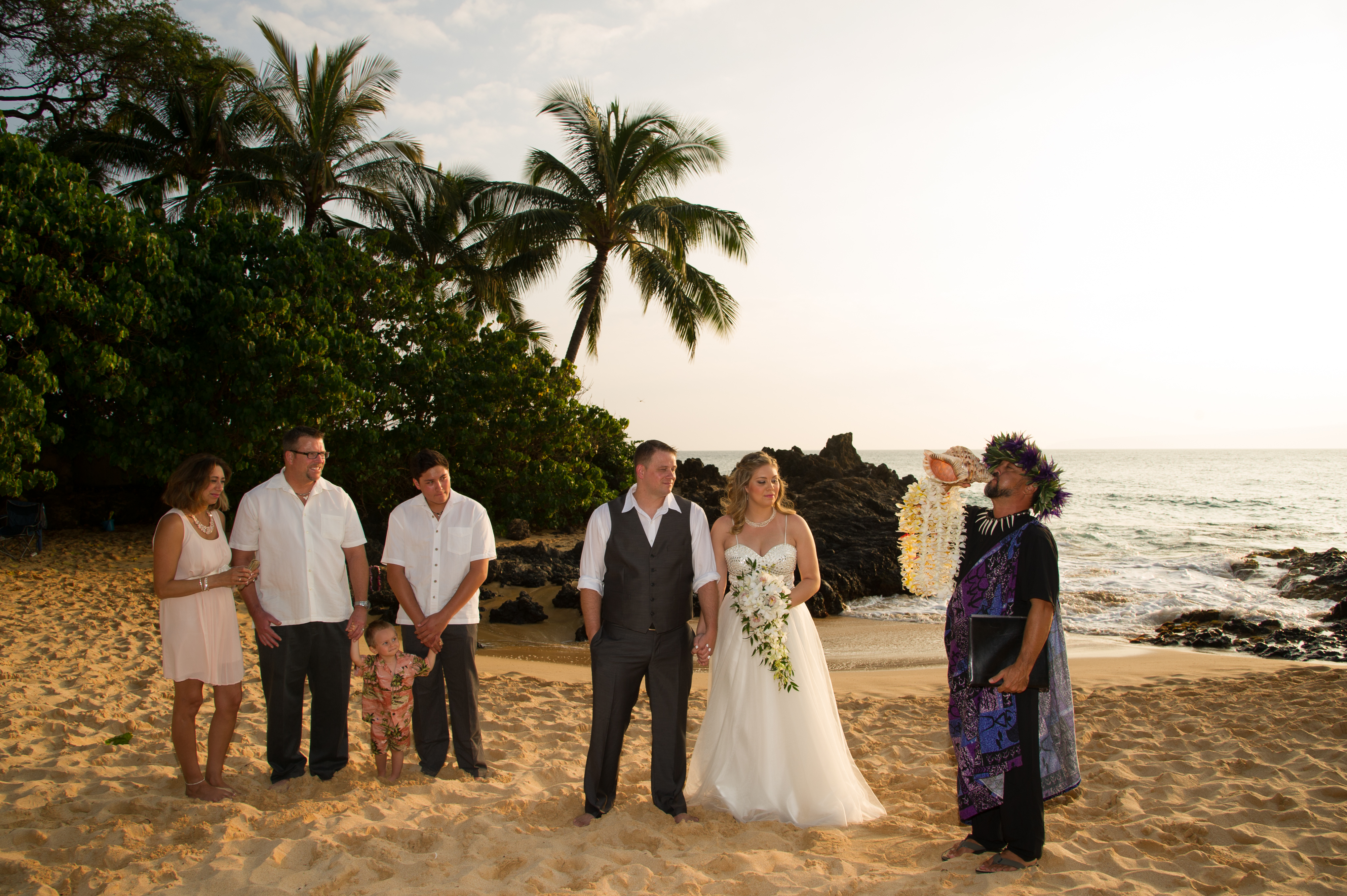 The Beautiful Secret Beach, Makena Maui A Perfect Paradise Wedding