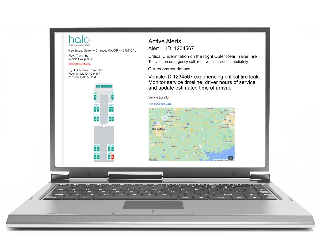 Customizable Tire Health Alerts