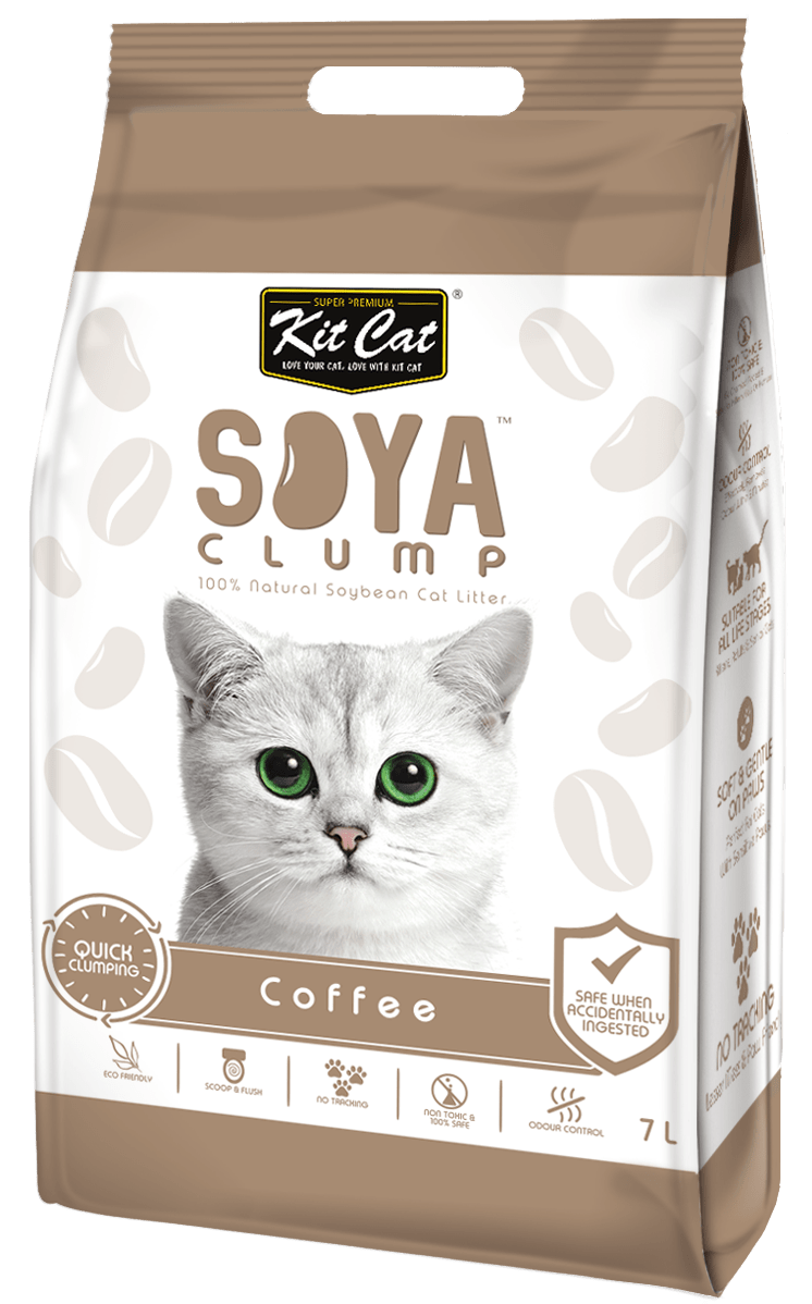 Kit Cat Soy Clump Cat Litter 7L Coffee aPetMart