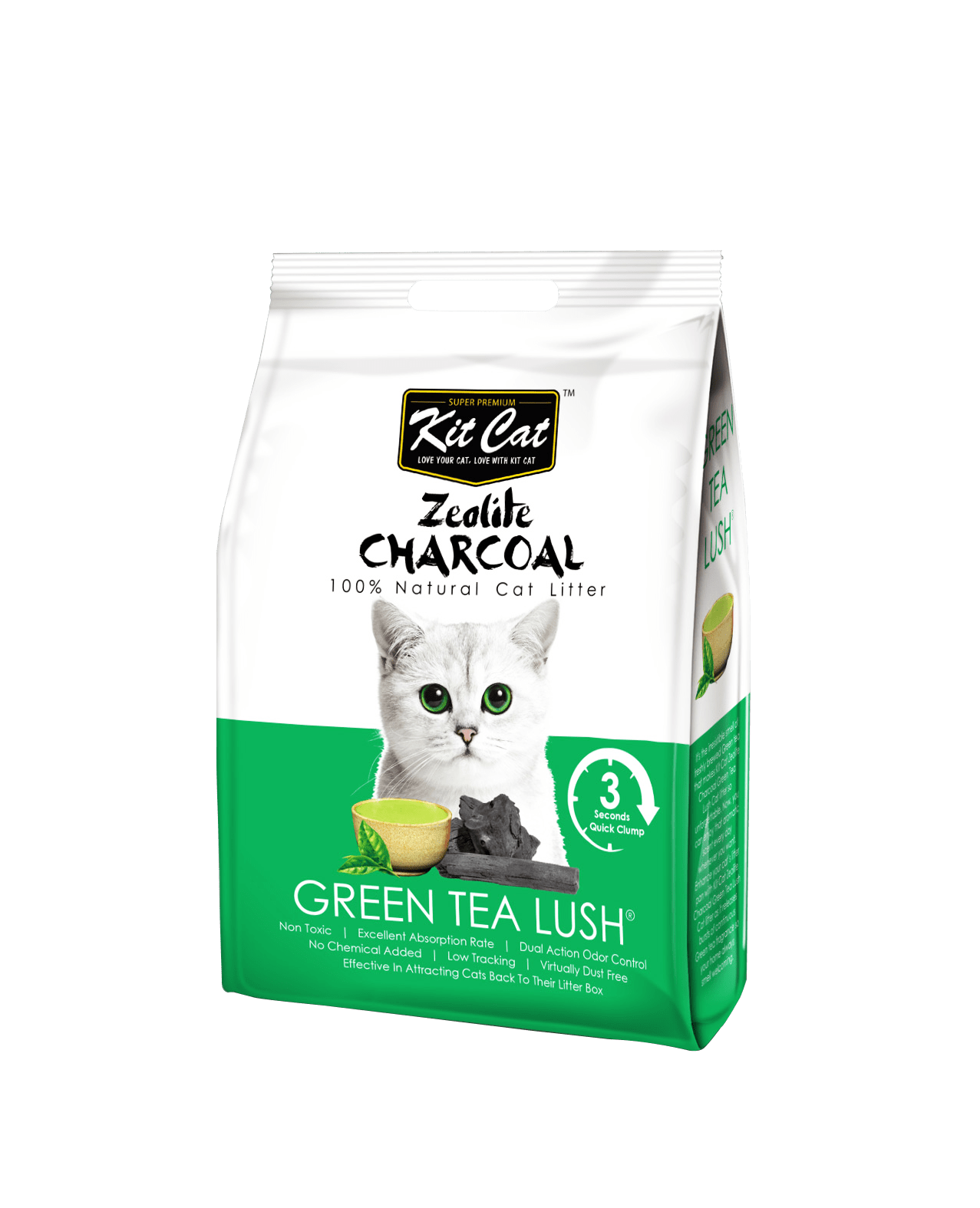 Kit Cat Soy Clump Cat Litter 7L Green Tea aPetMart