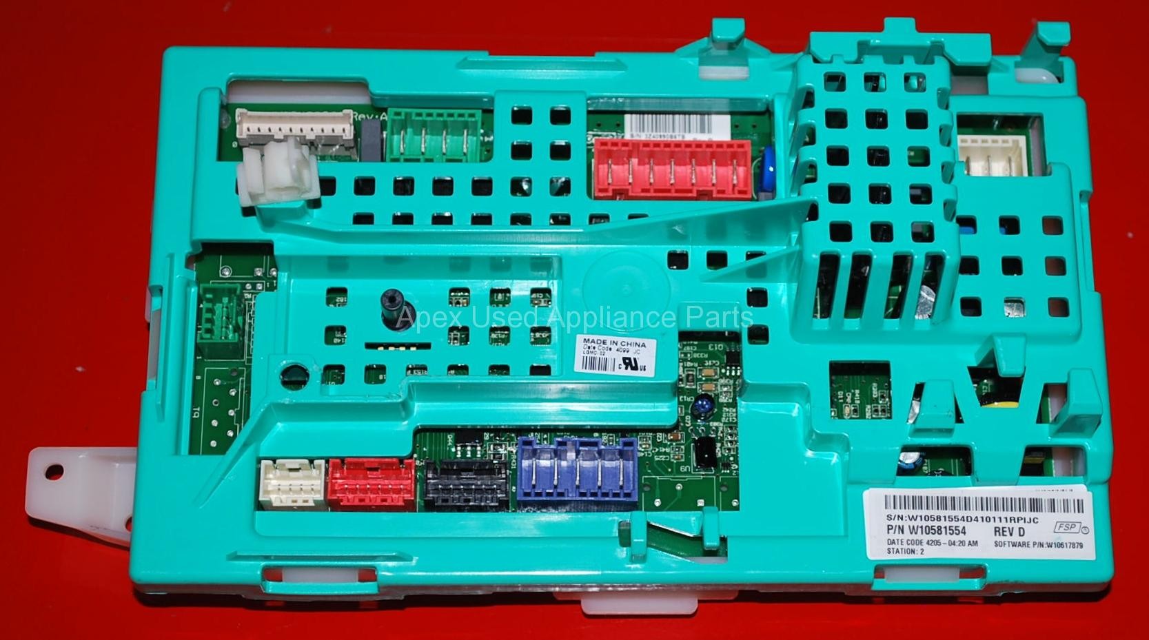 Maytag Part W10581554 65 Washer Electronic Control Board (Used)