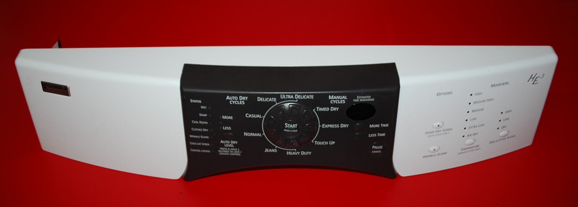 Part 8529879, 8546171 99 Kenmore Dryer Control Panel