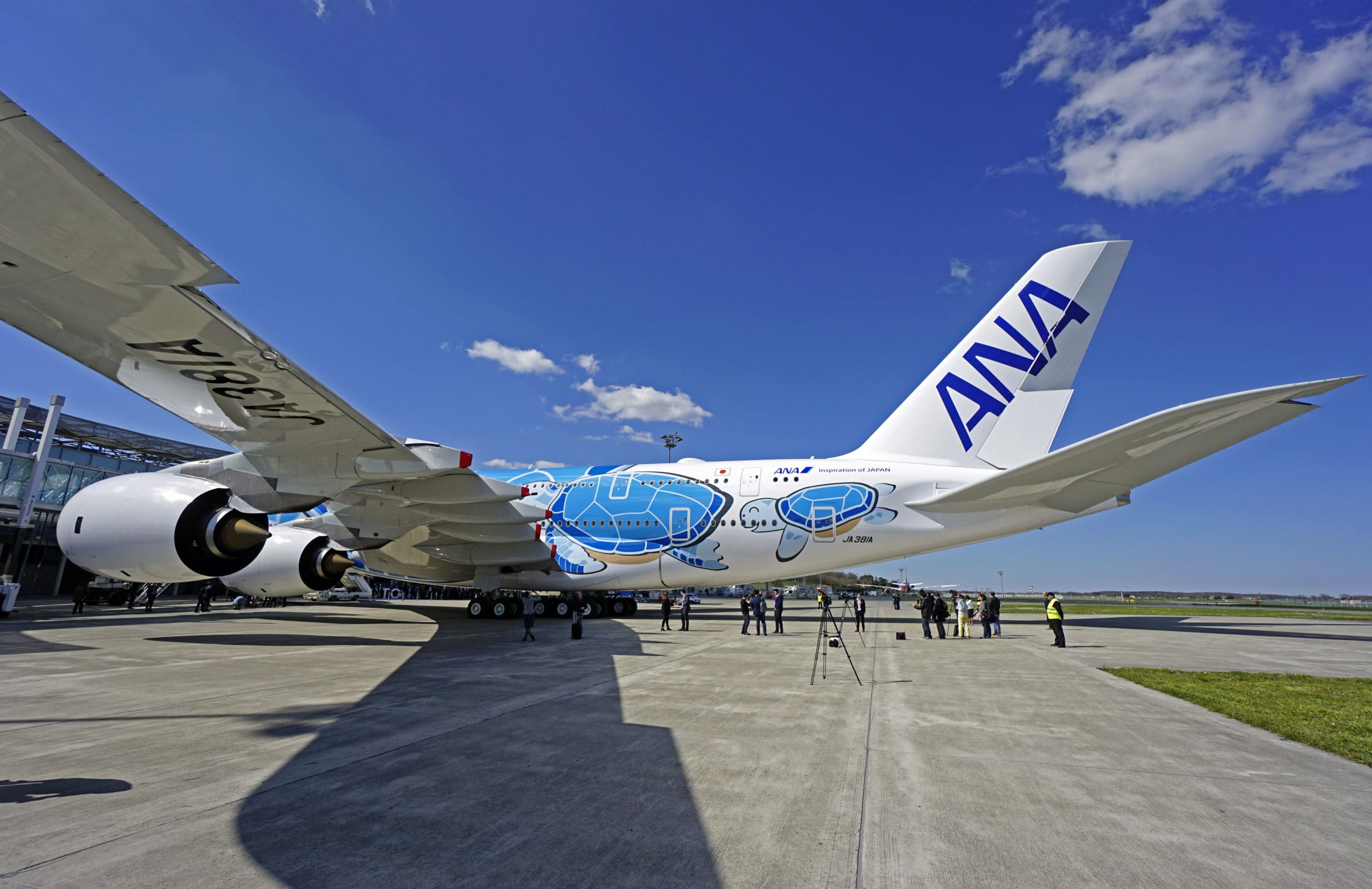 [PHOTOS] ANA Takes Delivery of Its First Airbus A380 APEX