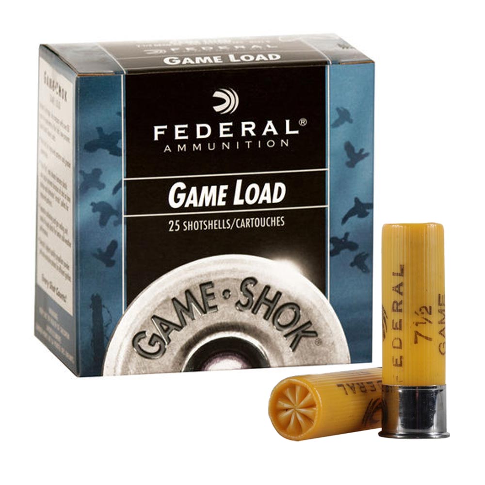 Federal 20G 7.5 Game Load 23/4″ 25Box Apex