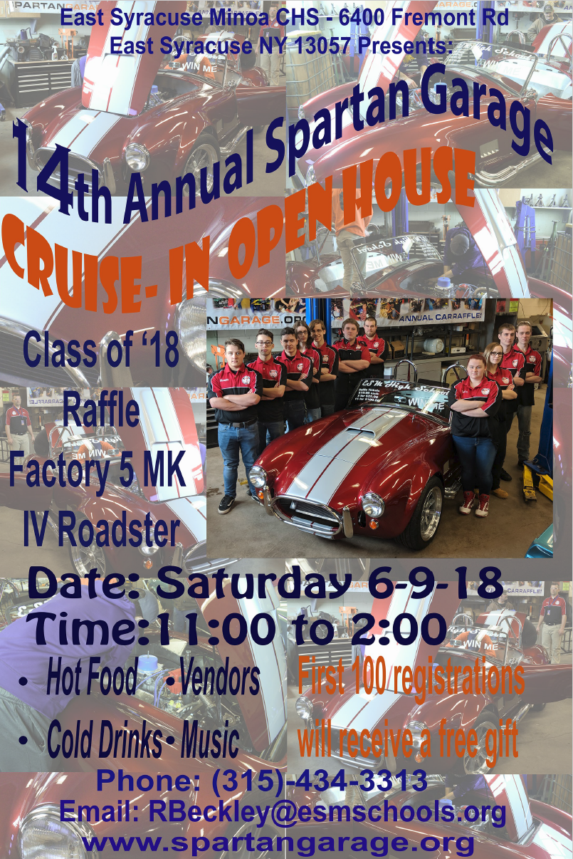 14th Annual Spartan Garage CruiseIn Open House 2018