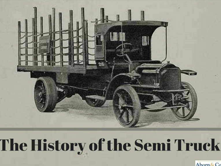 A Look Back at 1890-1910s Semi Trucks - Apex Technical Institute