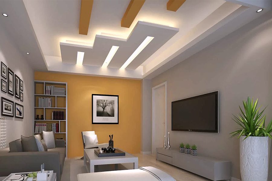 L box ceiling and lightning. L Box Ceilings Apex Ceilings Singapore