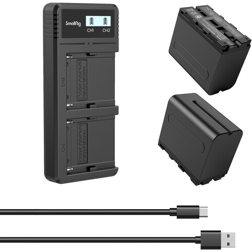 SmallRig NPF970 DualBattery and Charger Kit Apex Digital
