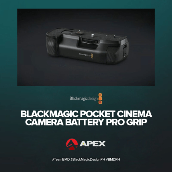 Blackmagic Design Pocket Cinema Camera 6K/4K Battery Pro Grip Apex