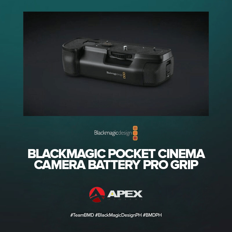 Blackmagic Design Pocket Cinema Camera 6K/4K Battery Pro Grip Apex