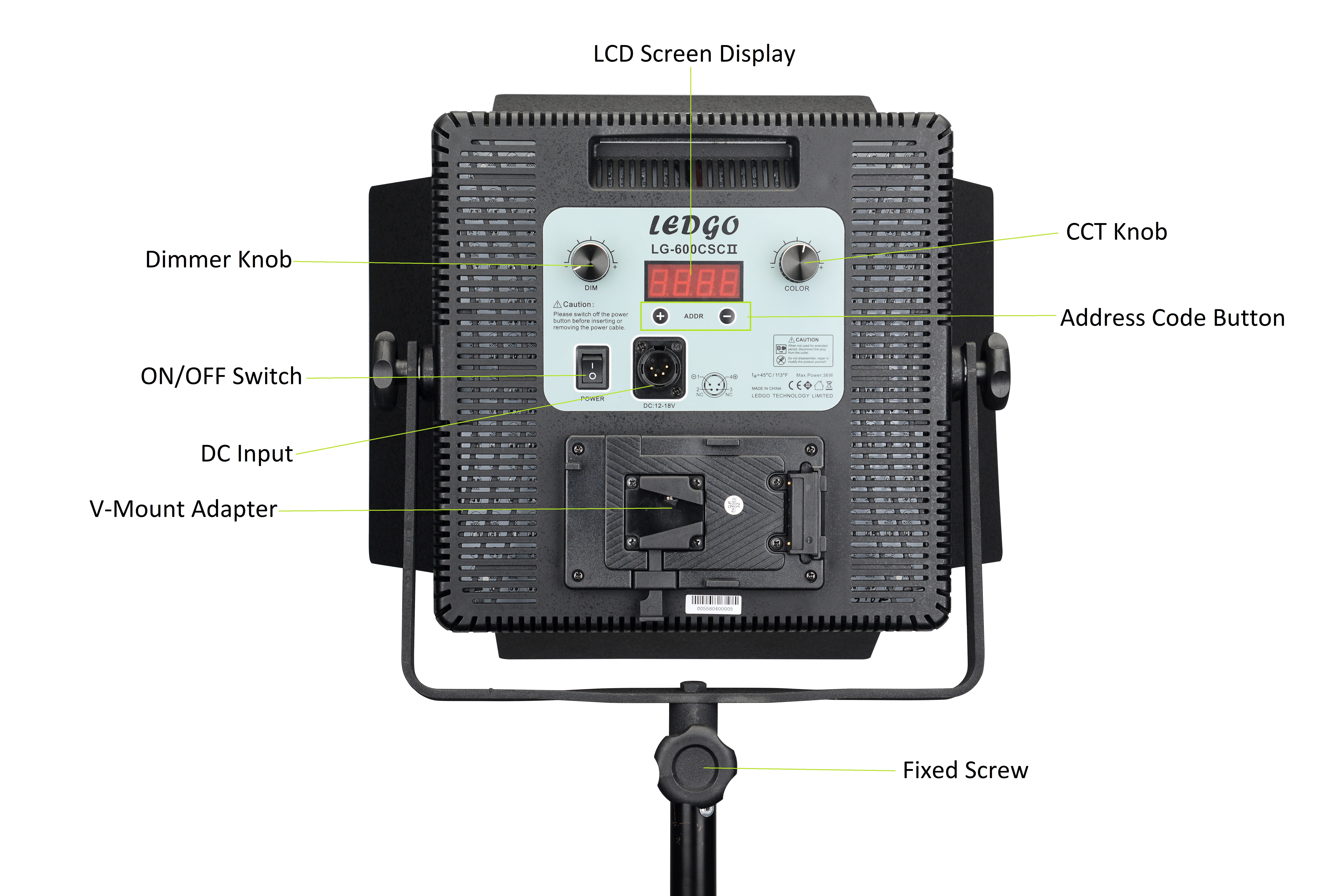 LEDGO Studio LED Light Series LG600CSCII Apex Digital