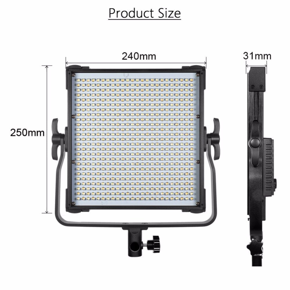 Pixel P45C LED Video Light Adjustable Color Temperature 3000K8000K LCD Display Apex Digital