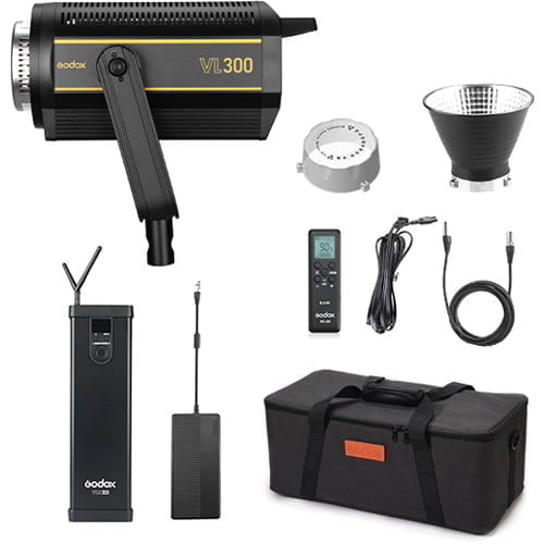 Godox VL300 LED Video Light 300watts 5600k Color Temp Apex Digital