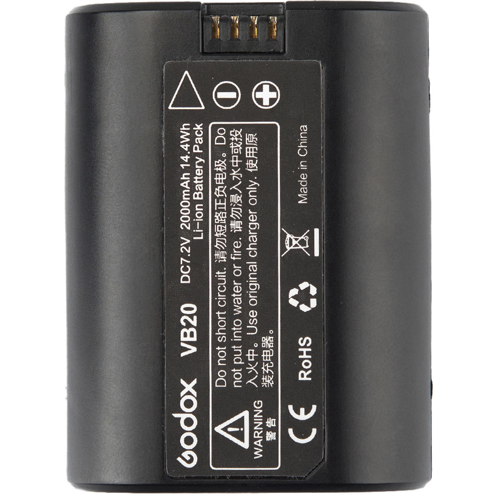 Godox VB20 LithiumIon Battery for V350 Flash (7.2V, 2000mAh) Apex Digital