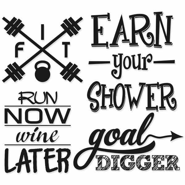 Weight Lifting Cuttable Design Apex Embroidery Designs, Monogram Fonts & Alphabets