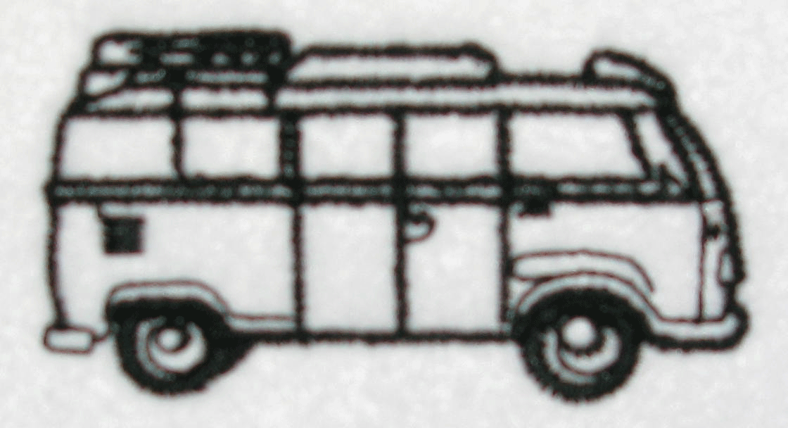 VW Volkswagen Bus Van Embroidery Designs Apex Embroidery Designs
