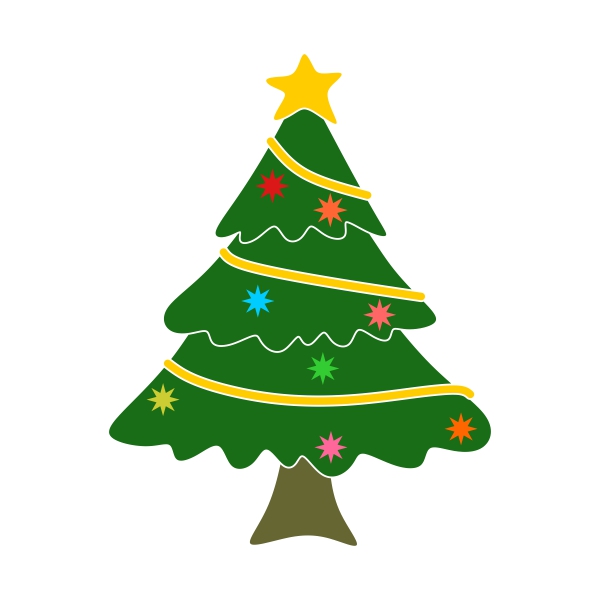 Christmas Tree Car Roof Decoration SVG Vector Designs