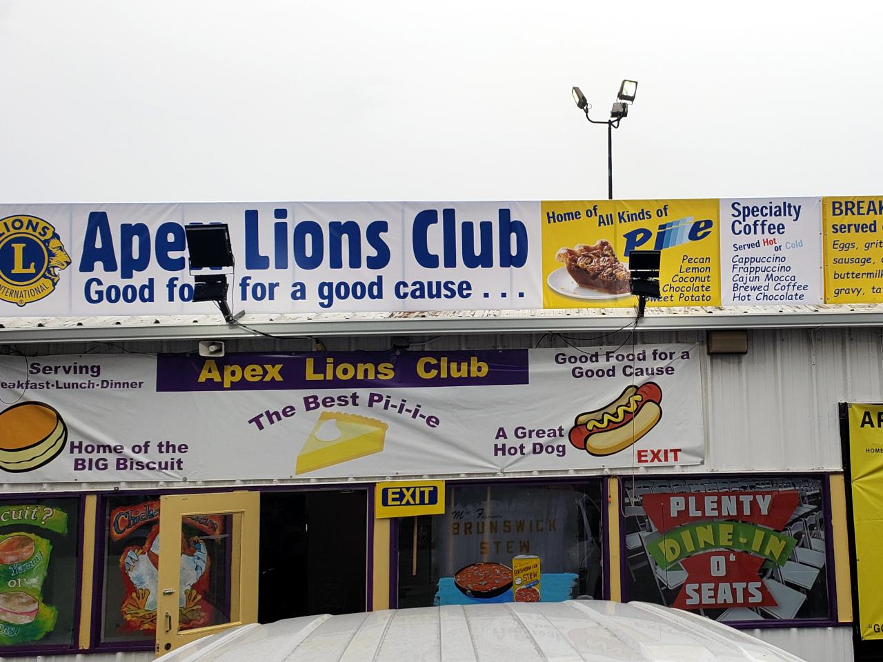 Apex Lions at the NC State Fair Apex Lions Club