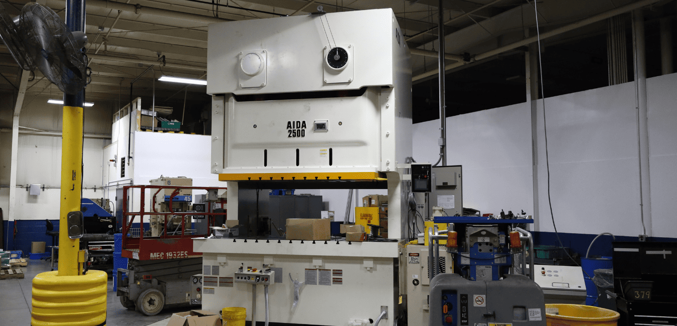 Larger Press Means More Capabilities APEX Spring & Stamping