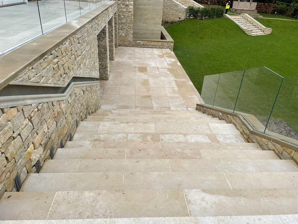 Jurassic Limestone FR Steps Apex Stone Sourcing