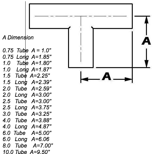 Weldable Tee Apex Vacuum