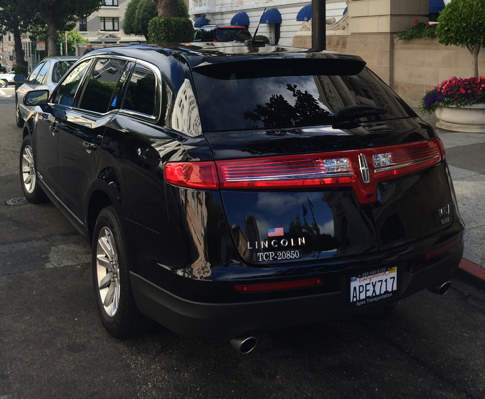 Lincoln Livery MKT Crossover 4WD 4 passenger limo rental Apex Limousine