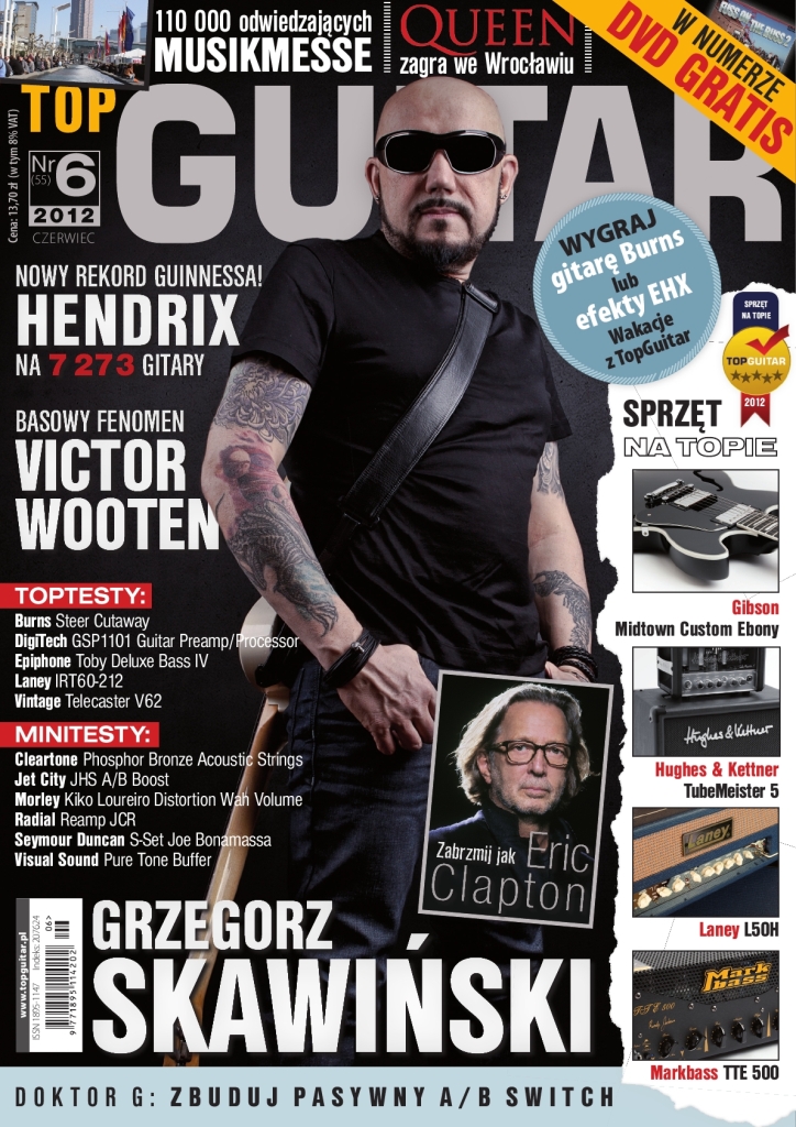 Wywiad z Grzegorzem Skawińskim w Top Guitar APG PICKUPS HAND