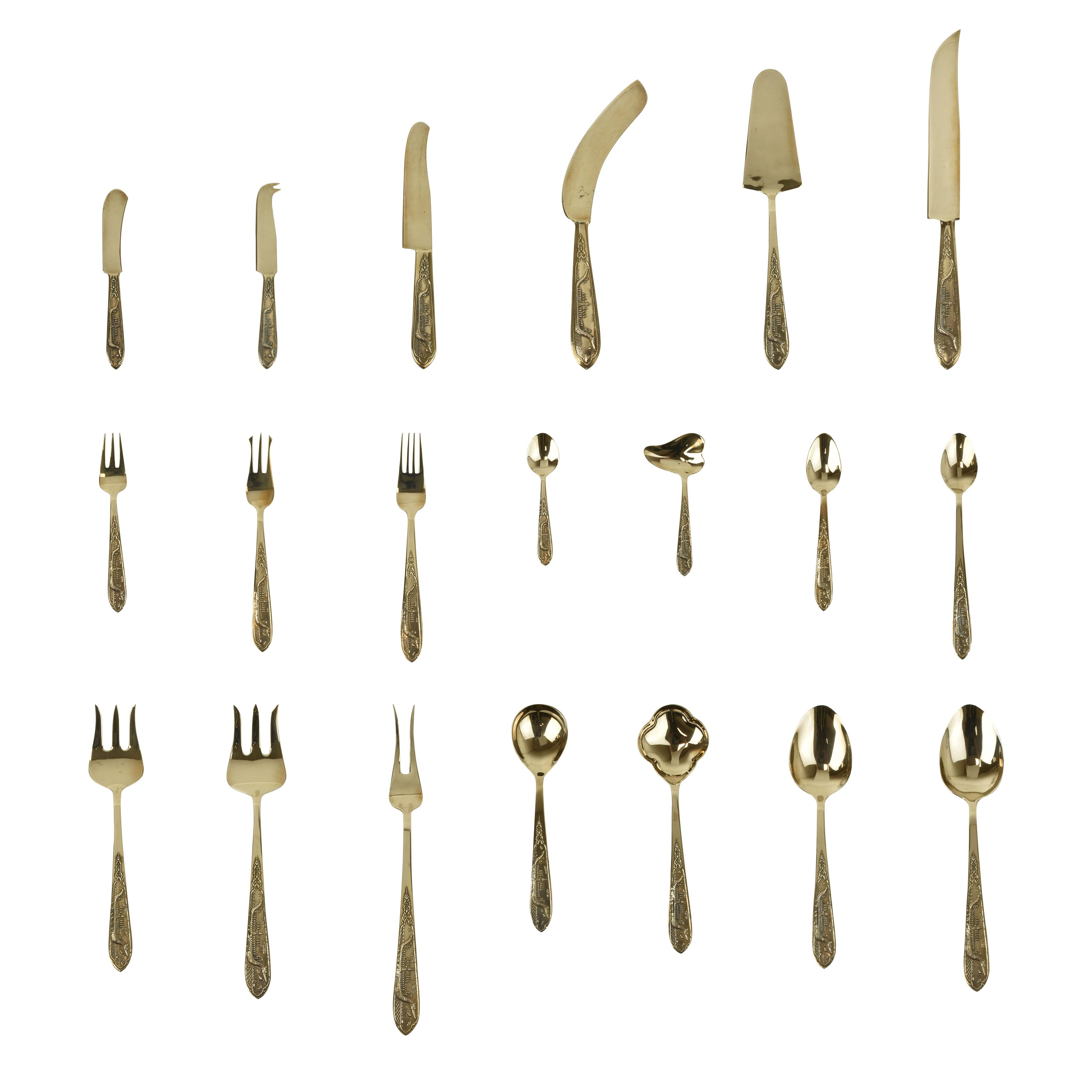 A cutlery set, service for 12