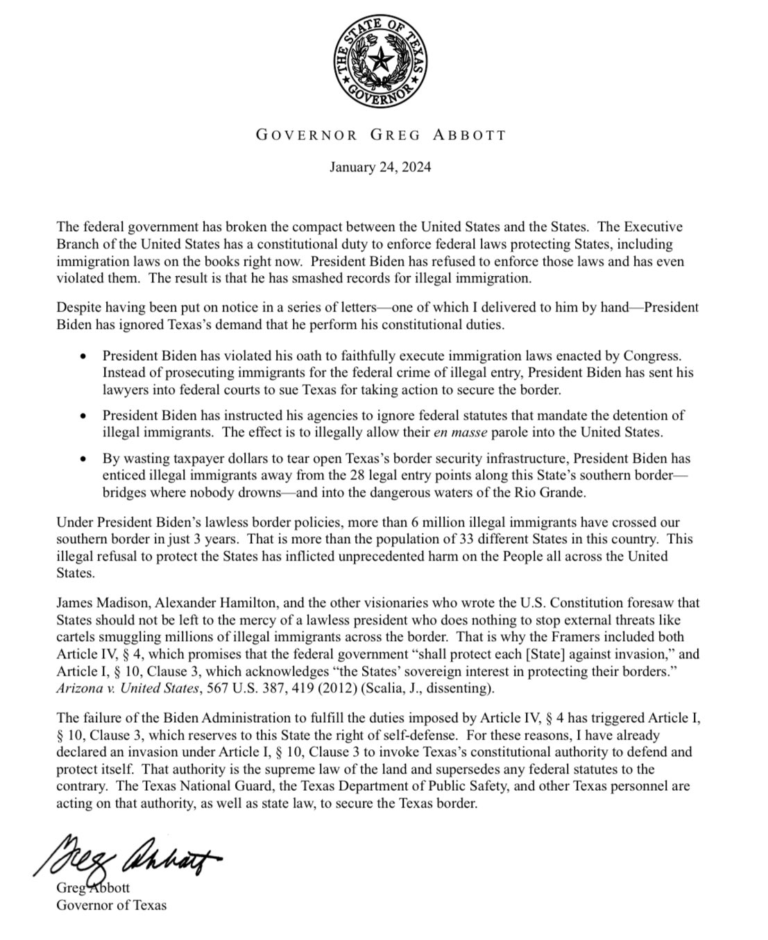 Watch Gov. Abbott Discusses SCOTUS Ruling, Declares, ‘Texas Will