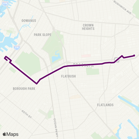 Mta Brooklyn B35 Bus Times Nyc