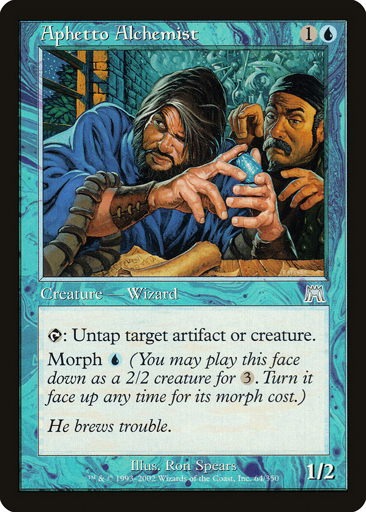 Aphetto Alchemist Onslaught NM Blue MAGIC THE GATHERING CARD ABUGames eBay
