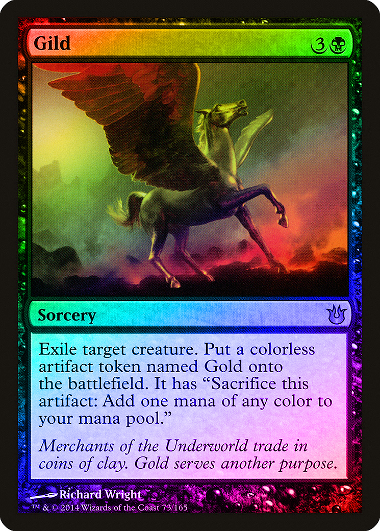 Gild FOIL Born of the Gods NM Black Rare MAGIC THE GATHERING MTG CARD ABUGames eBay