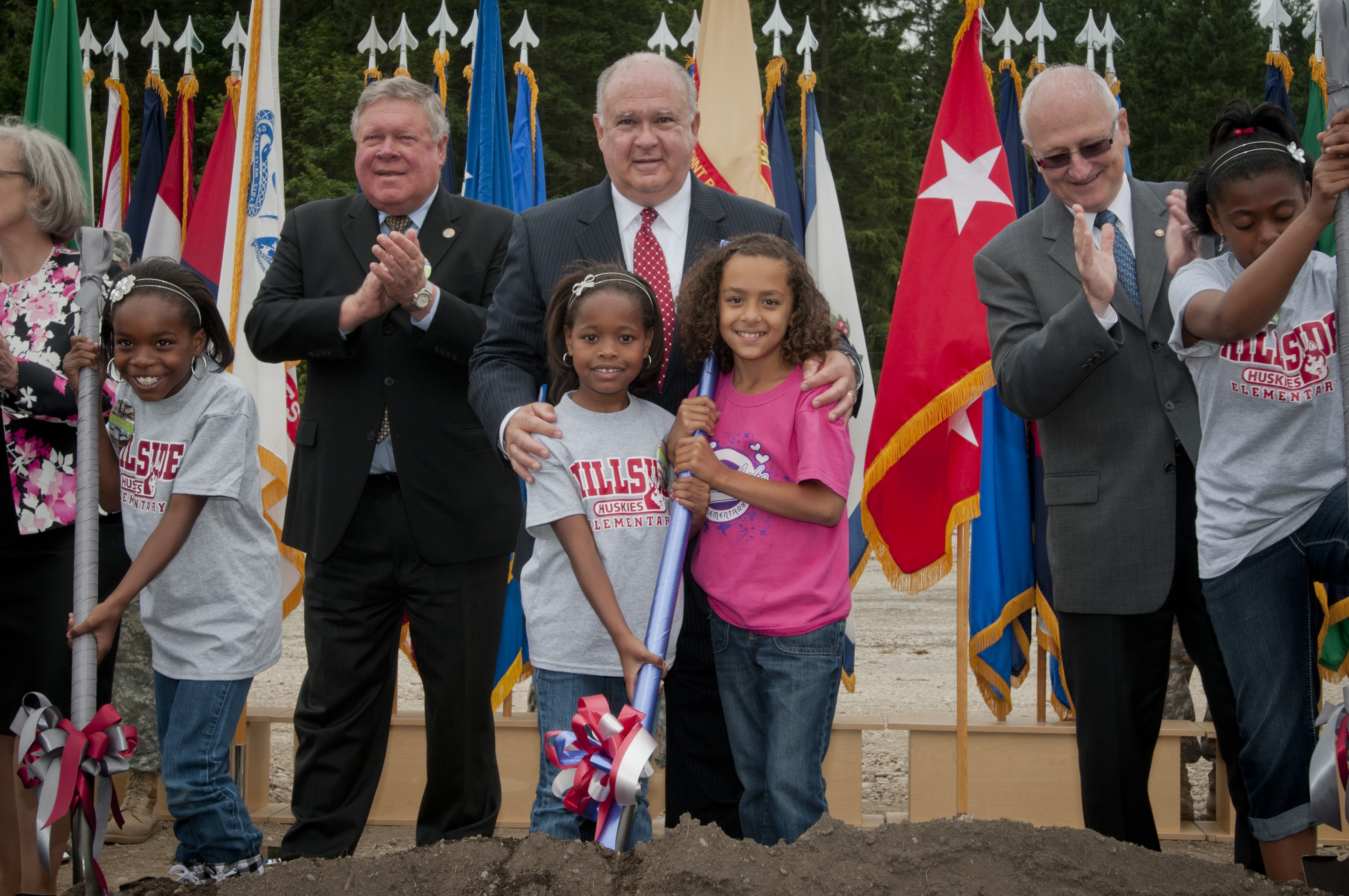 Westphal helps LewisMcChord break ground for elementary school rebuild