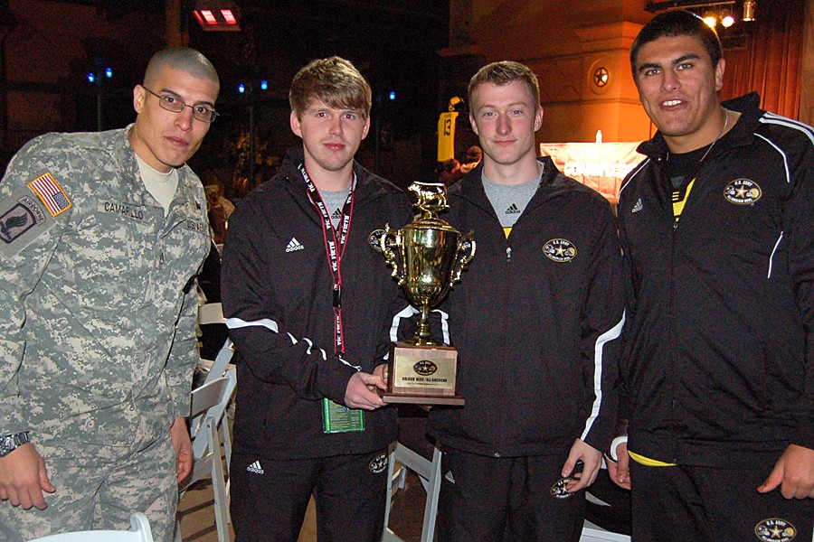 Soldiers mentor AllAmerican players, band members during bowl week