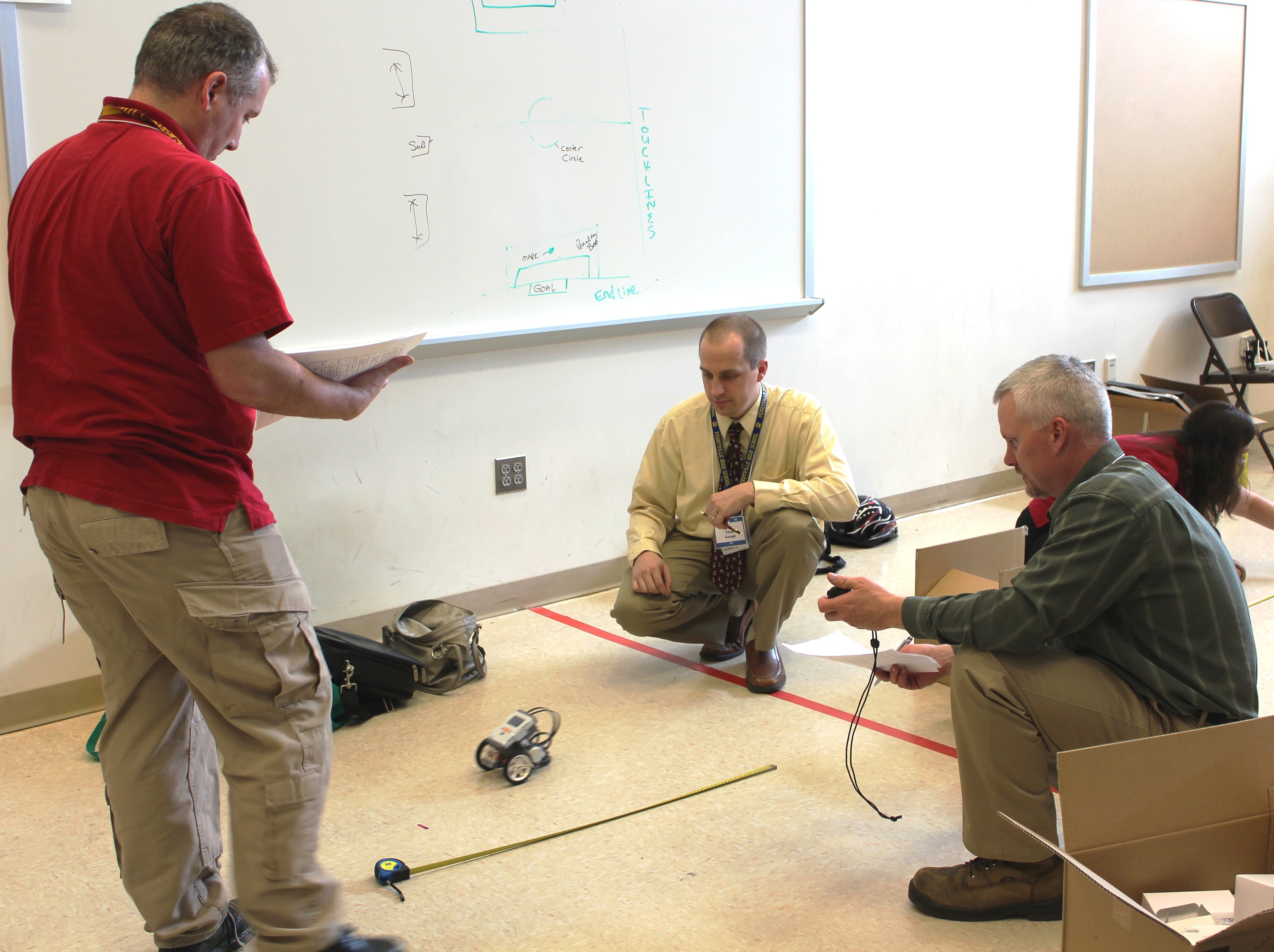 ECBC helps local teachers use robotics for applied math lessons