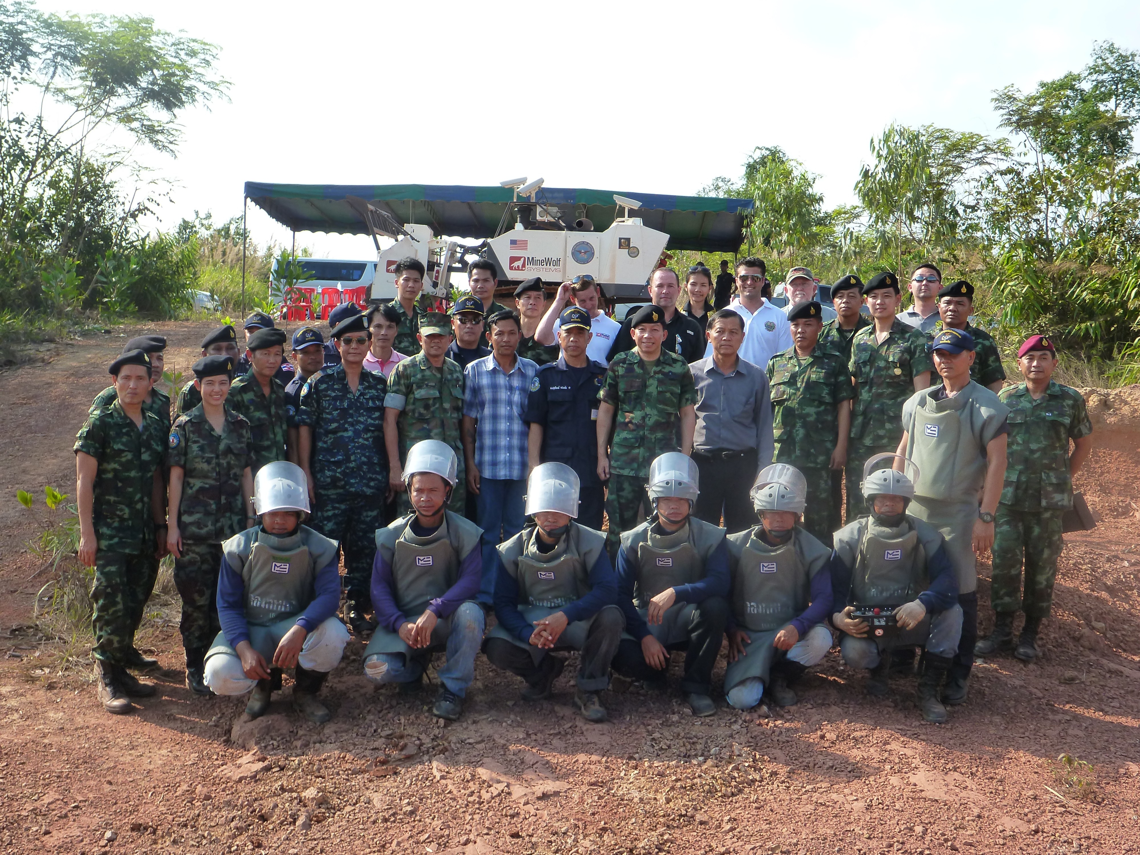 Demining efforts improve technology and safety of Thai borders